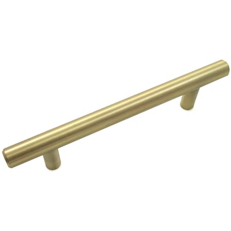 Laurey Steel T-Bar Pull, 4" c/c, Satin Brass 87204